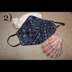 Aloha and tribal print face masks made only in HI